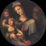 Domenico Beccafumi The Holy Family with Young Saint John around oil